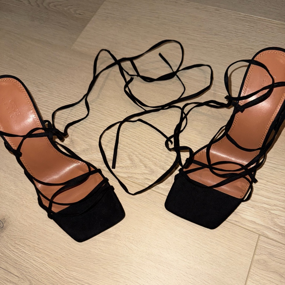 ASOS Black Strappy Sandals